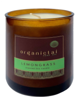 Свеча Organic Tai Лемонграсс ароматическая соевая (180мл) - 