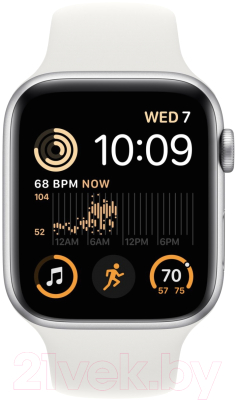 Умные часы Apple Watch SE 2 GPS 44mm (серебристый/ремешок M/L)