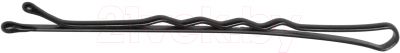 Набор заколок-невидимок для волос Dewal Волна SLN60V-1/200 (черный)