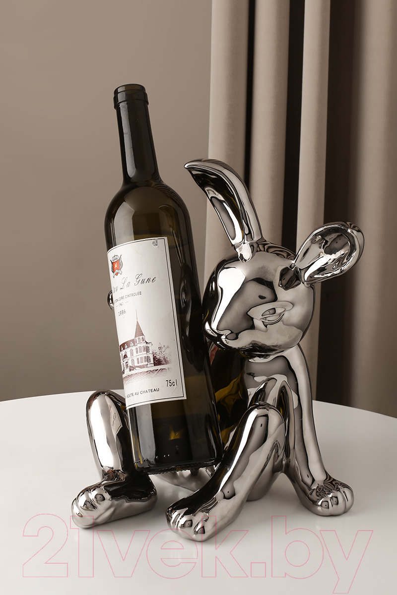 Подставка для бутылок Merry Bear Home Decor Хмельной кролик / 30000818
