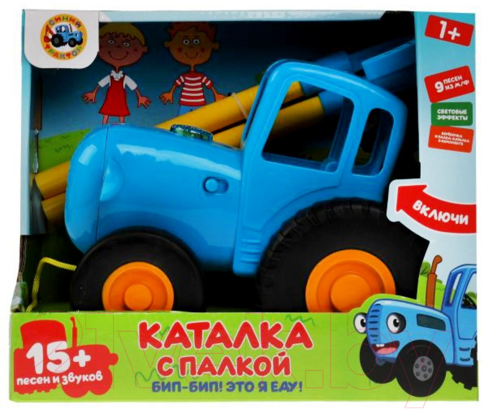 Игрушка-каталка Умка Синий трактор / 7053550 — фото 9