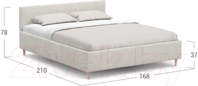 Двуспальная кровать Moon Family 1250 / К004253