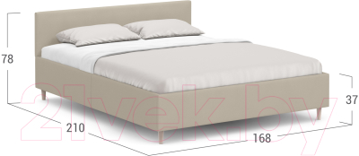 Двуспальная кровать Moon Family 1250 / К004262