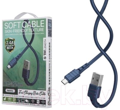 Изображение товара Кабель Remax RC-179m (синий)