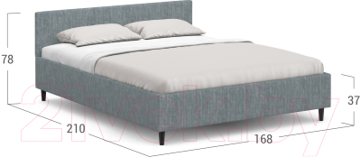 Двуспальная кровать Moon Family 1250 / К004252