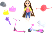 Кукла с аксессуарами ND Play Нина на прогулке, самокат / TY865424C - 