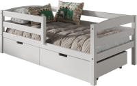 Односпальная кровать детская WoodMoon Мунни 1.2 90x200 / М-1.2Я - 