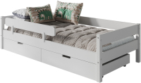 Односпальная кровать детская WoodMoon Мунни 4.1 90x200 / М-4.1Я - 