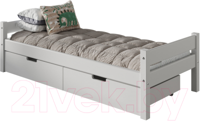 Односпальная кровать детская WoodMoon Мунни 6 90x200 / М-6Я