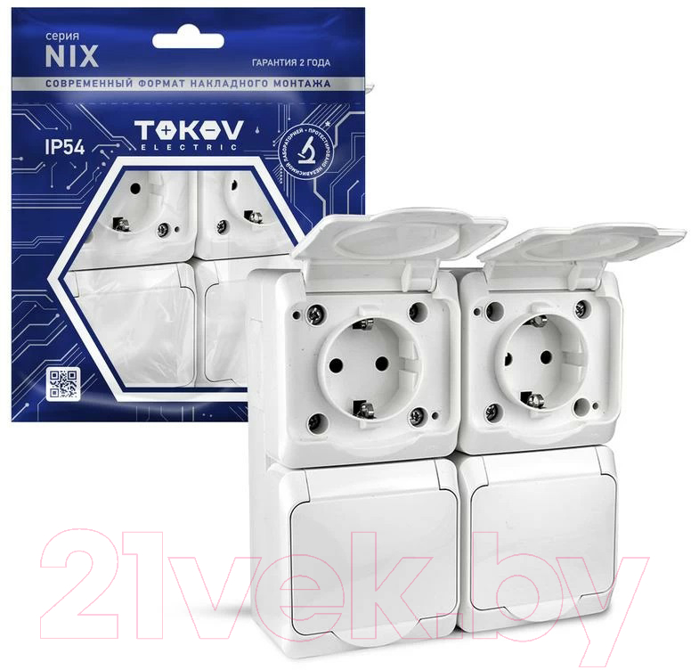 Розетка Tokov Electric TKE-NX-R4Z-C01-IP54 — фото 2