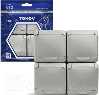 Розетка Tokov Electric TKE-NX-R4Z-C06-IP54