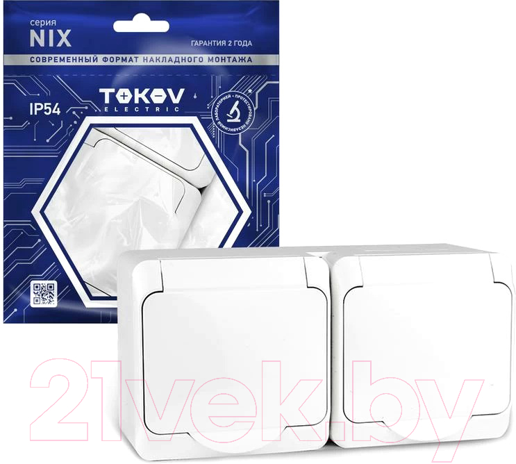 Розетка Tokov Electric TKE-NX-R2Z-C01-IP54 — фото 2