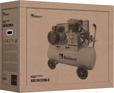 Воздушный компрессор Kolner KAC 50/2200-B (кн50-2200б)