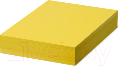 Бумага Brauberg А4 80г/м2 / 115216 (500л, желтый)