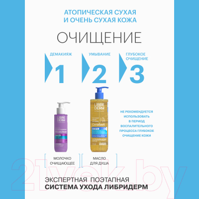 Молочко для тела Librederm Cerafavit Для сухой и очень сухой кожи с церамидами (400мл)