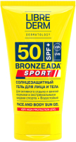 

Гель солнцезащитный, Bronzeada Sport Для лица и тела SPF50