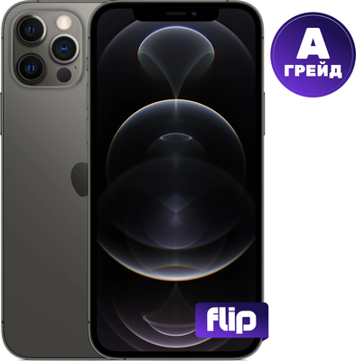 Смартфон восстановленный Apple iPhone 12 Pro 128GB Flip Грейд A (графит) - 
