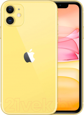Смартфон Apple iPhone 11 64GB / 2QMWLW2 восстановленный Breezy Грейд A+(Q) (желтый)