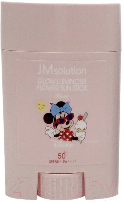Крем солнцезащитный JMsolution Glow Luminous Flower Light Sun Stick Disney Mini SPF50+
