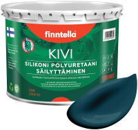 Краска Finntella Kivi Valtameri / F-11-1-3-FL010 (2.7л, темно-бирюзовый) - 