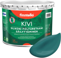 Краска Finntella Kivi Malakiitti / F-11-1-3-FL035 (2.7л, темно-бирюзовый) - 