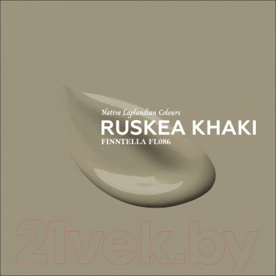 Краска Finntella Kivi Ruskea Khaki / F-11-1-3-FL086 (2.7л, коричневый хаки)