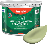 Краска Finntella Kivi Vihrea Tee / F-11-1-3-FL033 (2.7л, пастельно-зеленый) - 