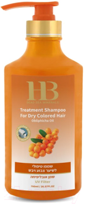 Шампунь для волос Health & Beauty С добавлен масла облепихи Для ухода за окрашенными волосами (780мл)