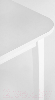 Обеденный стол Halmar Florian раскладной 160-228x90x78 (белый/белый)