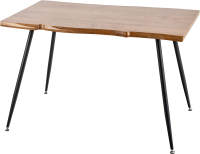Обеденный стол Halmar Larson 120x80x77 (дуб натуральный/черный) - 