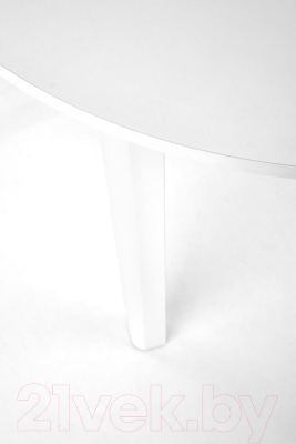 Обеденный стол Halmar Ringo раскладной 102-142x102x76 (белый/белый)