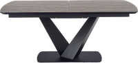 Обеденный стол Halmar Vinston раскладной 180-230x95x76 (темно-серый/черный) - 