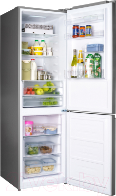 Холодильник с морозильником Weissgauff WRK 2000 BGNF DC Inverter