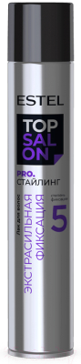 Лак для укладки волос Estel Top Salon Pro Стайлинг экстрасильная фиксация (400мл)