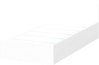 Односпальная кровать Астрид Мебель Ницца-13 / ЦРК.НЦ.13 (белый) - 