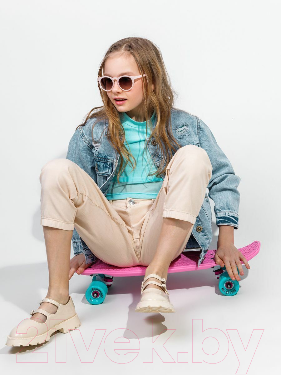 Футболка детская Amarobaby Best / AB-OD22-B2701/18-134 (бирюзовый, р.134) — фото 4