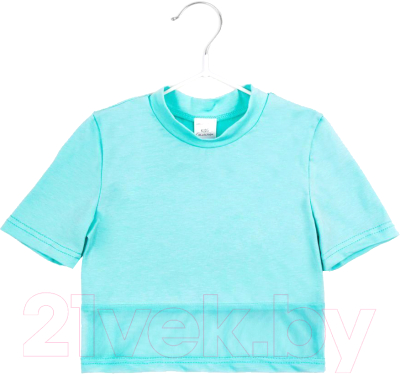 Футболка детская Amarobaby Best / AB-OD22-B2701/18-134 (бирюзовый, р.134)