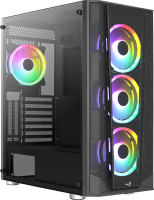 Корпус для компьютера AeroCool Prism-G-BK-V2 (без БП) - 