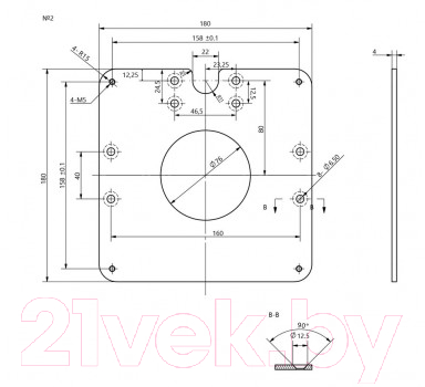 Стол фрезерный БЕЛМАШ RT650L / S257A