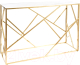 Консольный столик Signal Escada C II (эффект белого мрамора/золото) - 