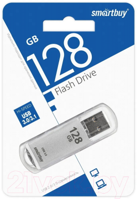 Изображение товара USB flash накопитель SmartBuy V-Cut 128Gb (SB128GBVC-S3)