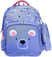 Школьный рюкзак Schoolformat Soft 2 + Little Face / РЮКМ2П-ЛТФ (фиолетовый) - 