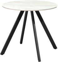 Обеденный стол Millwood Олесунн D800 18мм (дуб белый Craft/металл черный) - 