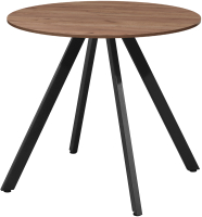 Обеденный стол Millwood Олесунн D800 18мм (дуб табачный Craft/металл черный) - 