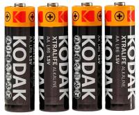 Комплект батареек Kodak XtraLife Alkaline AA LR6 4S (4шт) - 