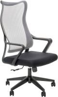 Кресло офисное Halmar Loreto (серый/черный) - 