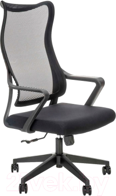 Кресло офисное Halmar Loreto (черный/черный)