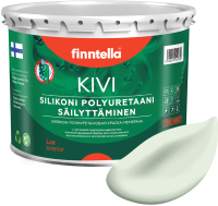 Краска Finntella Kivi Kalpea / F-11-1-3-FL029 (2.7л, бледно-зеленый) - 