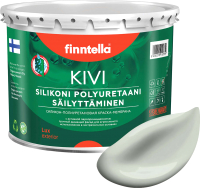Краска Finntella Kivi Kanarian / F-11-1-3-FL054 (2.7л, светло серо-зеленый) - 
