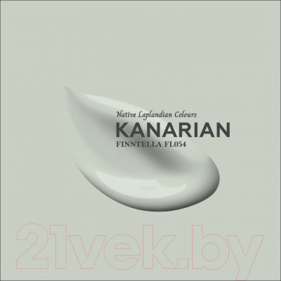Краска Finntella Kivi Kanarian / F-11-1-3-FL054 (2.7л, светло серо-зеленый)